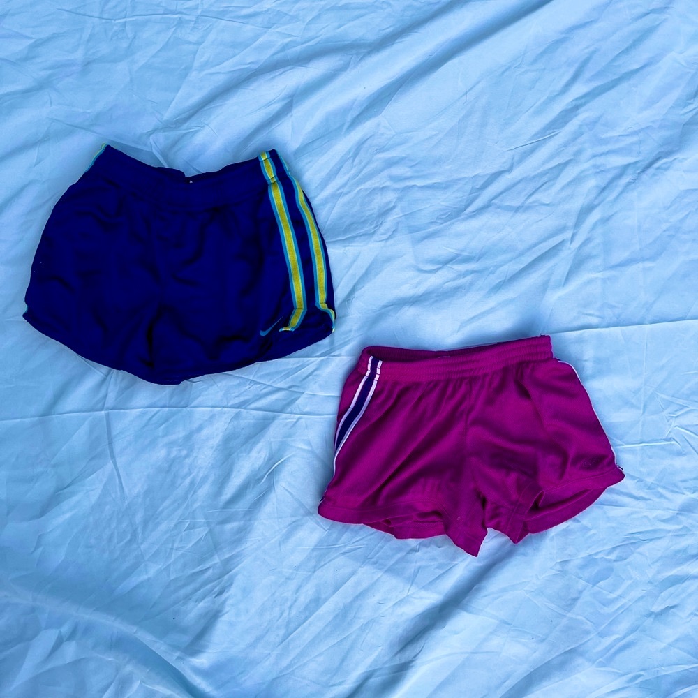 Kids shorts, Nike and Champion
